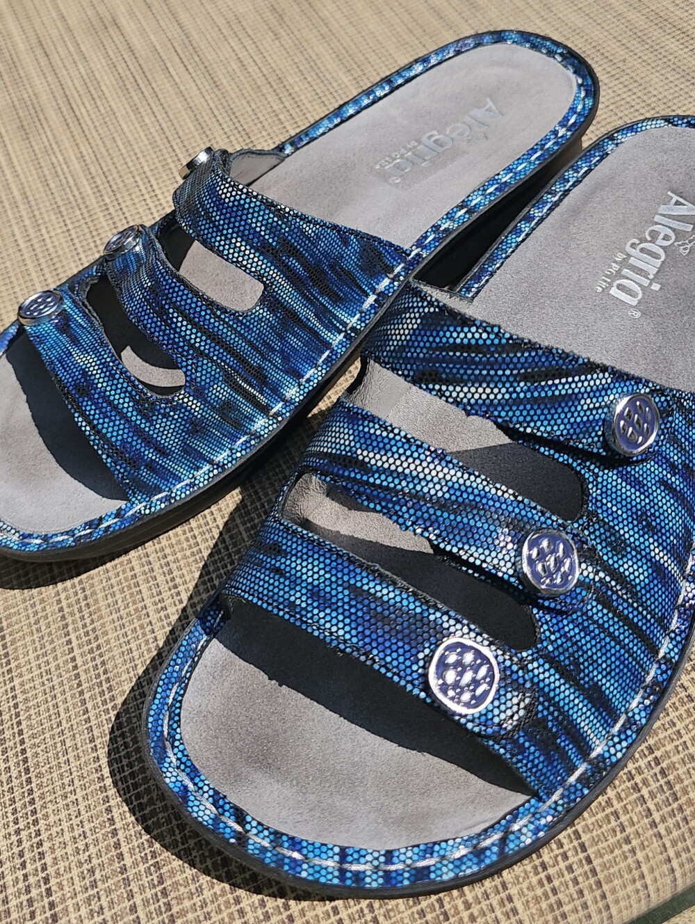 Alegria Fiona Blue Sandals 40 9.5/10